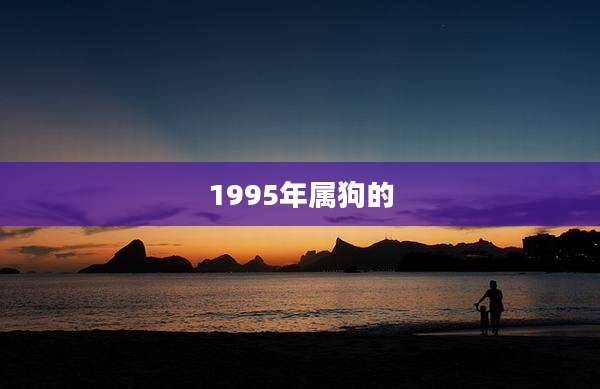 1995年属狗的