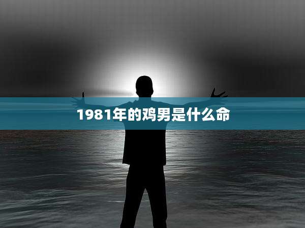 1981年的鸡男是什么命