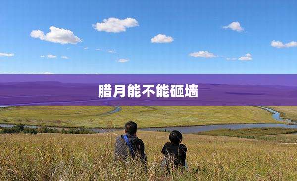 腊月能不能砸墙