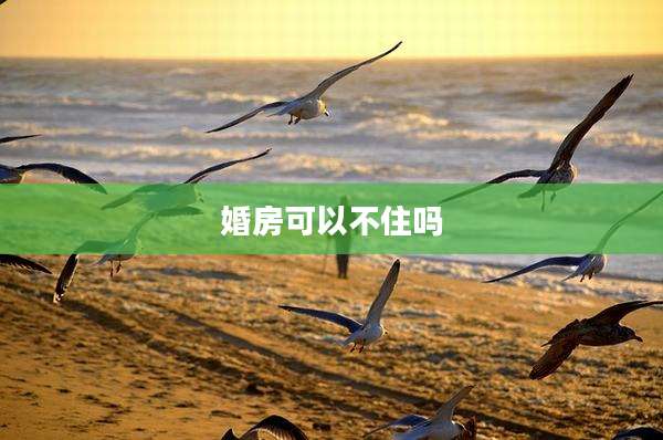 婚房可以不住吗