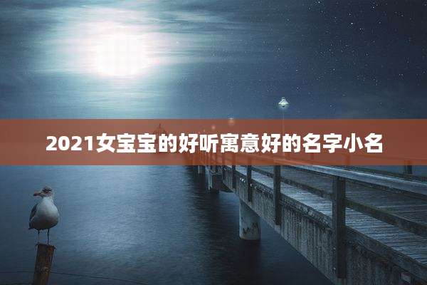 2021女宝宝的好听寓意好的名字小名