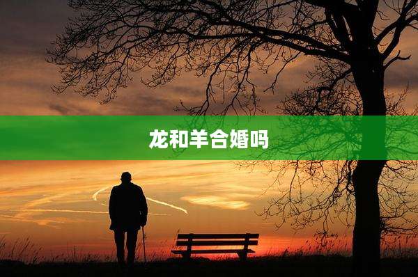 龙和羊合婚吗