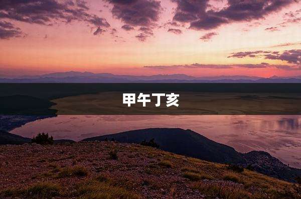 甲午丁亥