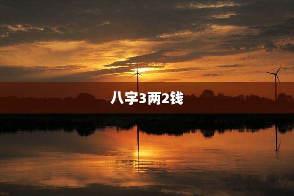 八字3两2钱