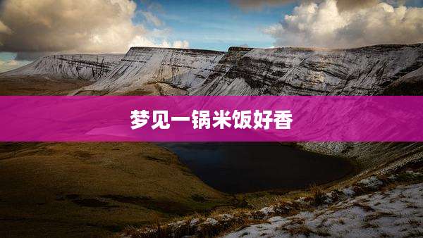 梦见一锅米饭好香