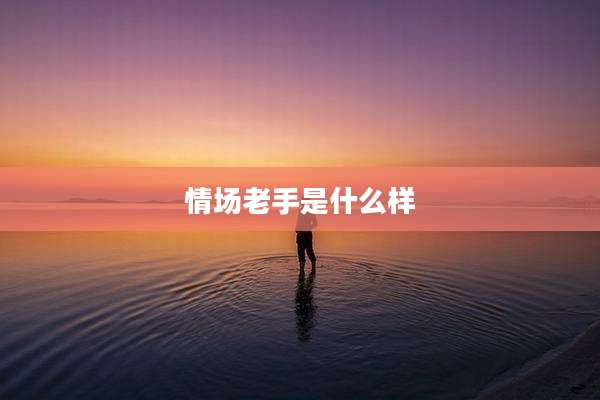 情场老手是什么样