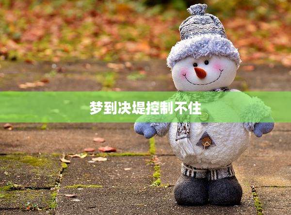 梦到决堤控制不住