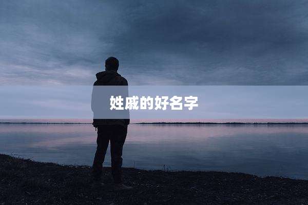 姓戚的好名字