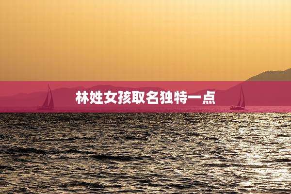 林姓女孩取名独特一点