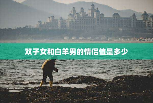 双子女和白羊男的情侣值是多少