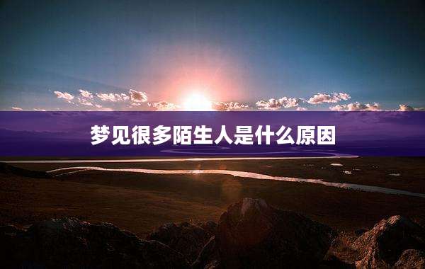 梦见很多陌生人是什么原因