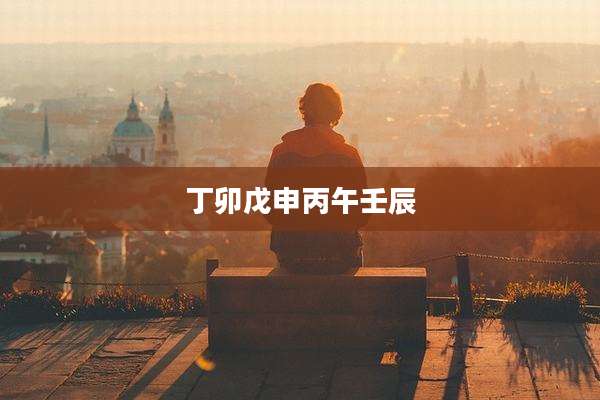 丁卯戊申丙午壬辰