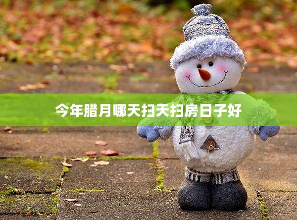 今年腊月哪天扫天扫房日子好