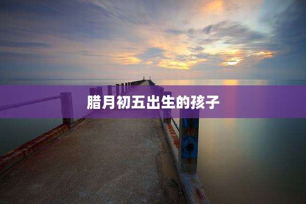 腊月初五出生的孩子
