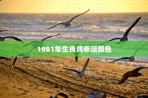 1981年生肖鸡幸运颜色