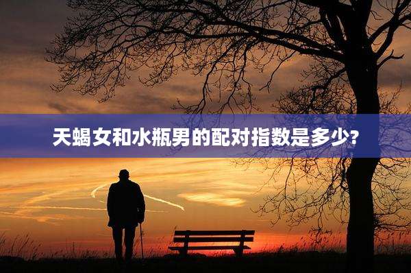 天蝎女和水瓶男的配对指数是多少?
