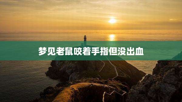 梦见老鼠咬着手指但没出血