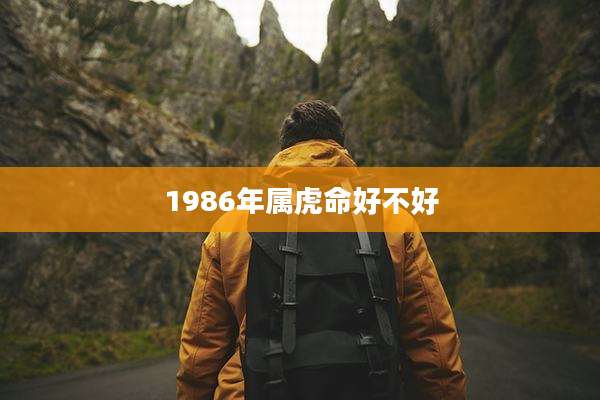 1986年属虎命好不好