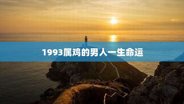1993属鸡的男人一生命运
