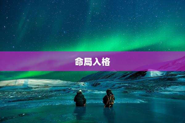命局入格