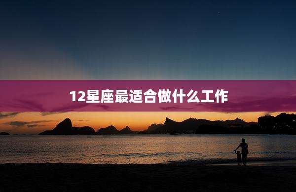 12星座最适合做什么工作