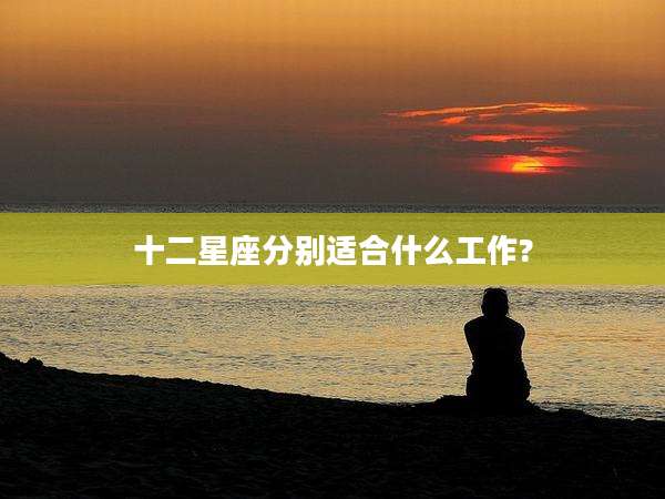 十二星座分别适合什么工作?