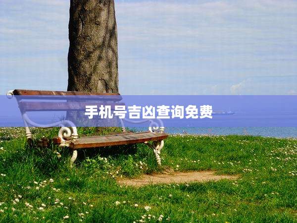 手机号吉凶查询免费