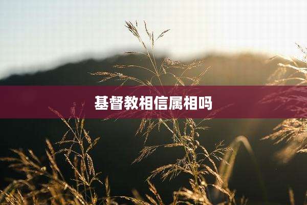 基督教相信属相吗
