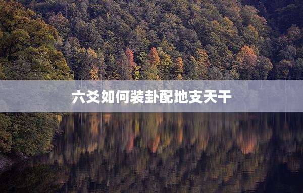 六爻如何装卦配地支天干
