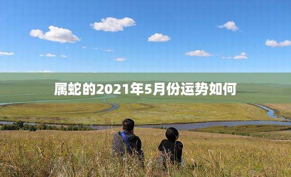 属蛇的2021年5月份运势如何