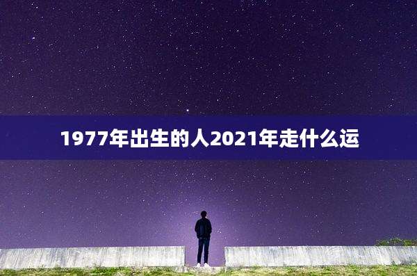 1977年出生的人2021年走什么运