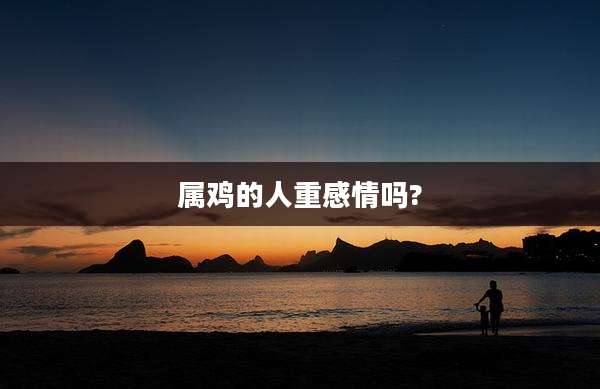 属鸡的人重感情吗?