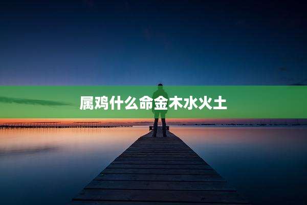 属鸡什么命金木水火土