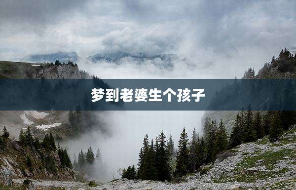 梦到老婆生个孩子