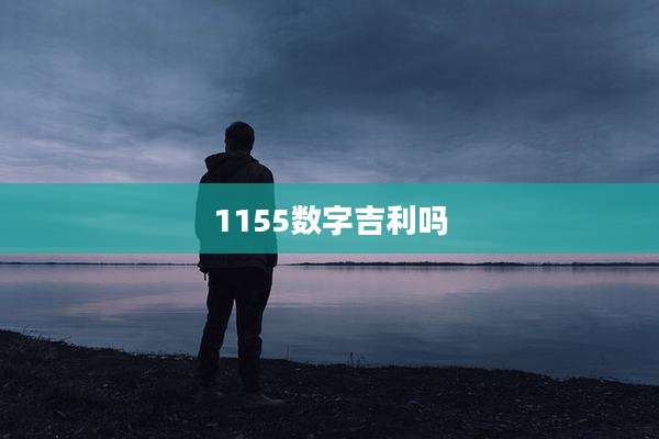 1155数字吉利吗