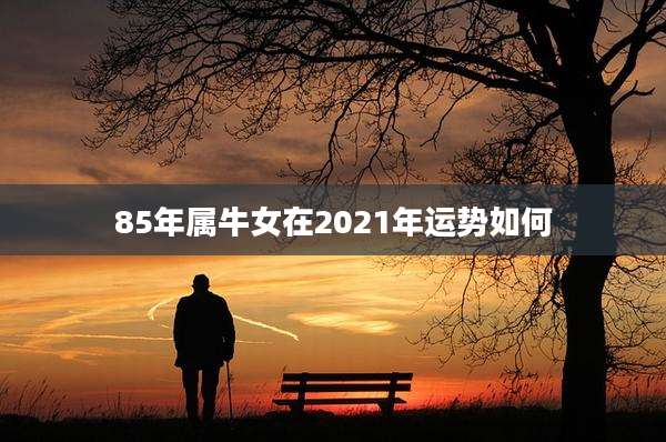 85年属牛女在2021年运势如何