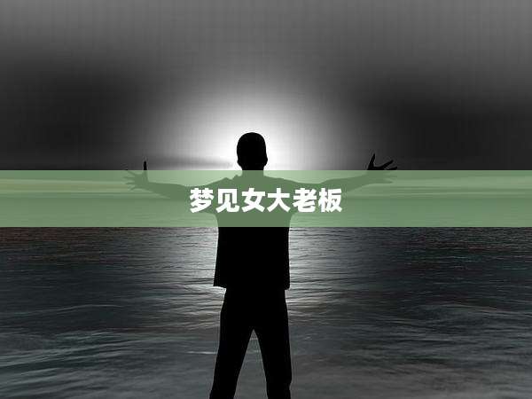梦见女大老板