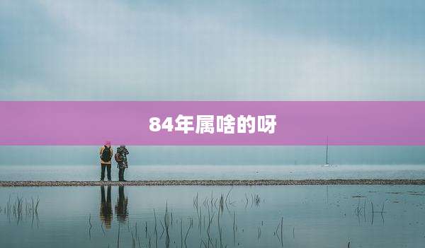 84年属啥的呀