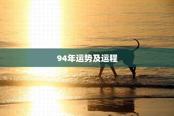 94年运势及运程