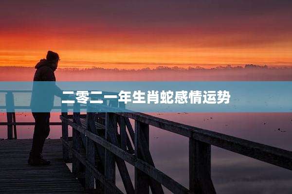 二零二一年生肖蛇感情运势