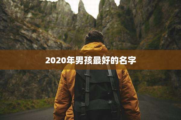 2020年男孩最好的名字