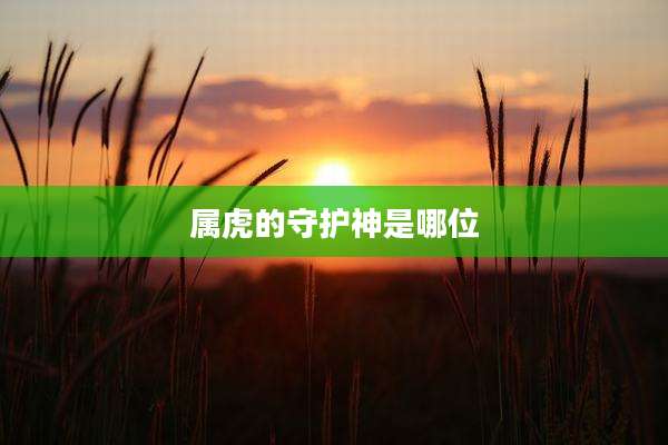属虎的守护神是哪位