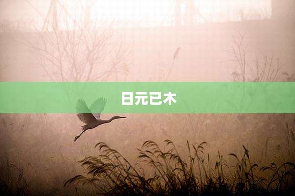 日元已木