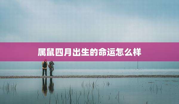 属鼠四月出生的命运怎么样