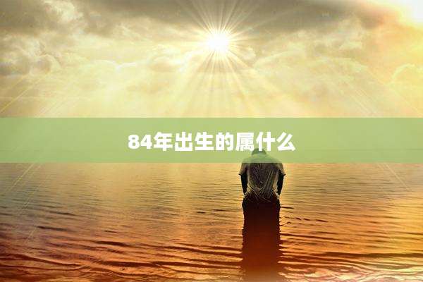84年出生的属什么