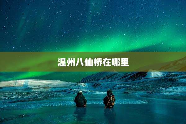 温州八仙桥在哪里