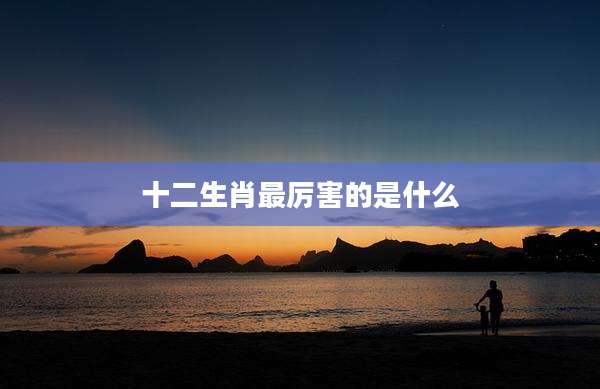 十二生肖最厉害的是什么
