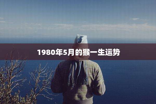 1980年5月的猴一生运势