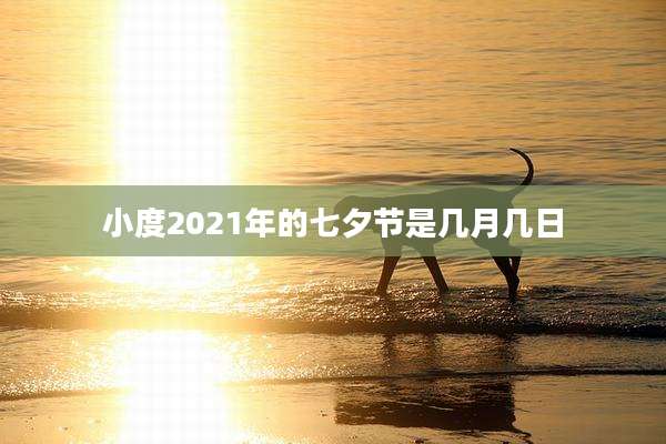 小度2021年的七夕节是几月几日