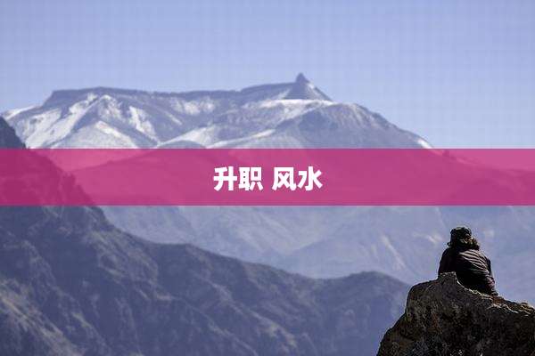 升职 风水